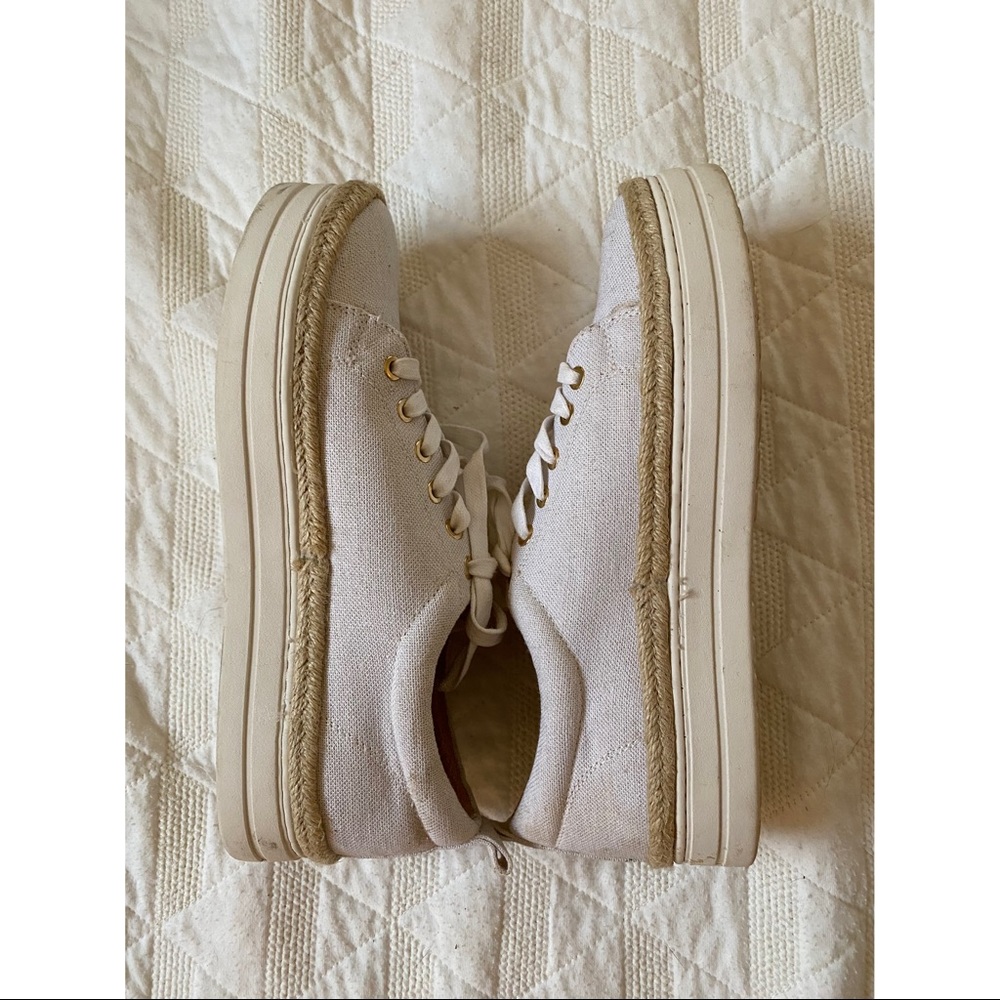 Jack Rogers Canvas Platform Shoes Sz. 8